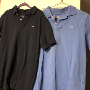 Boys L (16) Vineyard Vines golf shirts